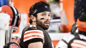 Baker Mayfield: Hail mary throw| vs kansas| jj watt| did get hurt