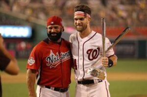 Bryce Harper: Baseball reference| Wife| Hit in face| Dad