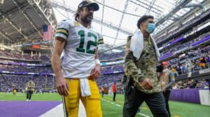 Aaron Rodgers: Tim boyle| Or joe burrow| Or cam newton| Post game interview