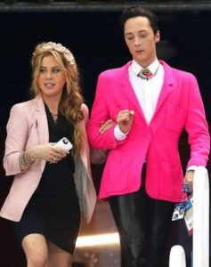 Johnny Weir: Pink suit| Outfit last night| Last night
