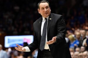 Coach K: Commercial| Press conference michigan state