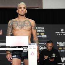 Charles Oliveira: Record| Weight| Weigh in| Vs justin gaethje prediction