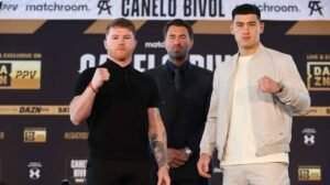 Canelo vs Bivol: Outcome| Weight class| Weight| Record