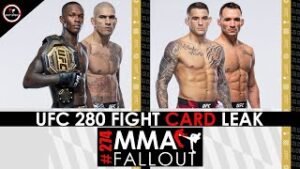 Ufc 280: Full fight card| Fight card| Tapology| Reddit