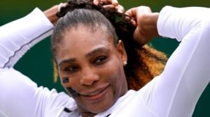 Serena Williams: What is on cheek| Why is wearing tape on her face| Face tattoo