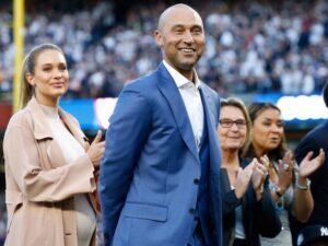 Derek Jeter: Necklace| Does still own the marlins| Live