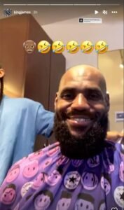 Lebron James: Did shave his head| Goes bald| Shaves head