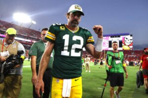 Aaron Rodgers: Has ever beat tom brady| Jail| Book club