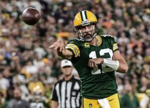 No. 12 – Green Bay Packers Position: Quarterback Personal information Born: December 2, 1983 (age 38) Chico, California Height: 6 ft 2 in (1.88 m) Weight: 225 lb (102 kg) Career information High school: Pleasant Valley (Chico, California) College: Butte (2002) California (2003–2004) NFL Draft: 2005 / Round: 1 / Pick: 24 Career history Green Bay Packers (2005–present) Roster status: Active