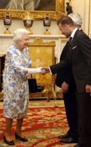 David Beckham: Knighted| Knighthood| Is knighted 