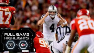 Raiders chiefs: Highlights| Game 2022| History