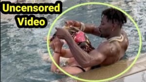 Antonio Brown: Pool video| Pool uncensored| Exposes himself