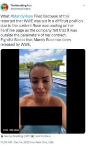 Mandy Rose: Fantime photos| Released| Net Worth
