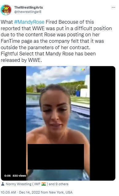 Mandy Rose Fantime photos Released Net Worth sportsjone
