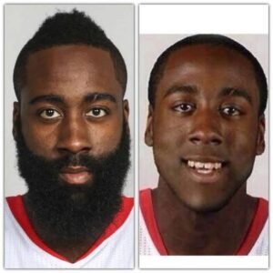 James Harden: Fat| Without beard| why does want to be traded