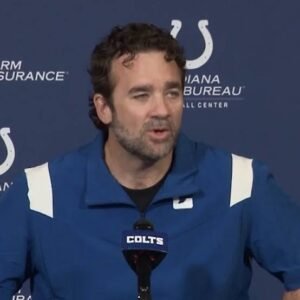 Jeff Saturday: Press conference| Coaching career| Fired