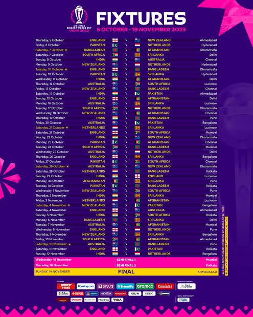 Cricket World Cup: Start date| 2023 stadiums| Streaming USA