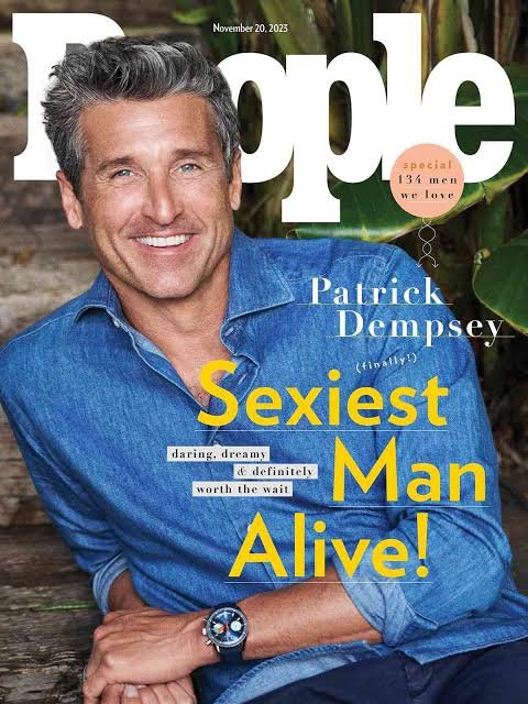 Patrick Dempsey: Sexiest man alive| Shirtless| Younger