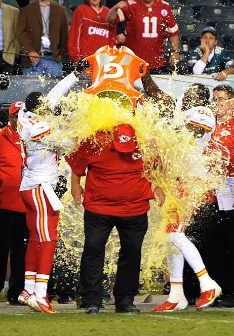 Andy Reid: Gatorade| Post game| Did Travis Kelce apologize to