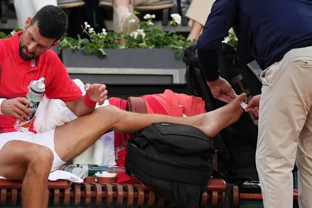 Djokovic: Sila| Blister| Toe| How old is| Toe Blister| Did retire