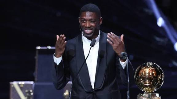 Dembele: Position|  Ballon d'or speech| Ethnicity| Speech in english