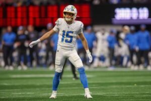 Ladd McConkey: Height weight| How tall is| Is playing today| Helmet