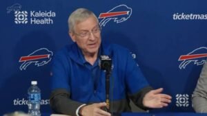 Keon Coleman: Terry pegula| Press conference| Interview| Injury