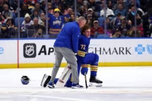 Tage Thompson: Injury| What happened to| Hurt| Injury today