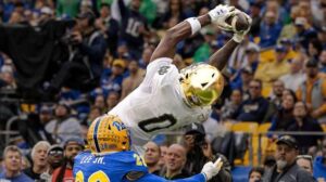 Malachi Fields: NFL draft| 40 time| Stats| Highlights| Notre dame