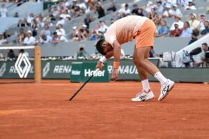 Novak Djokovic: French open| Roland garros| Paris heat match