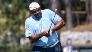 Charles Barkley: Is in the hall of fame| Position| All black| Golf swing