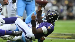Lamar Jackson: Injury today| Ankle| Ankle injury| Out| Injury news